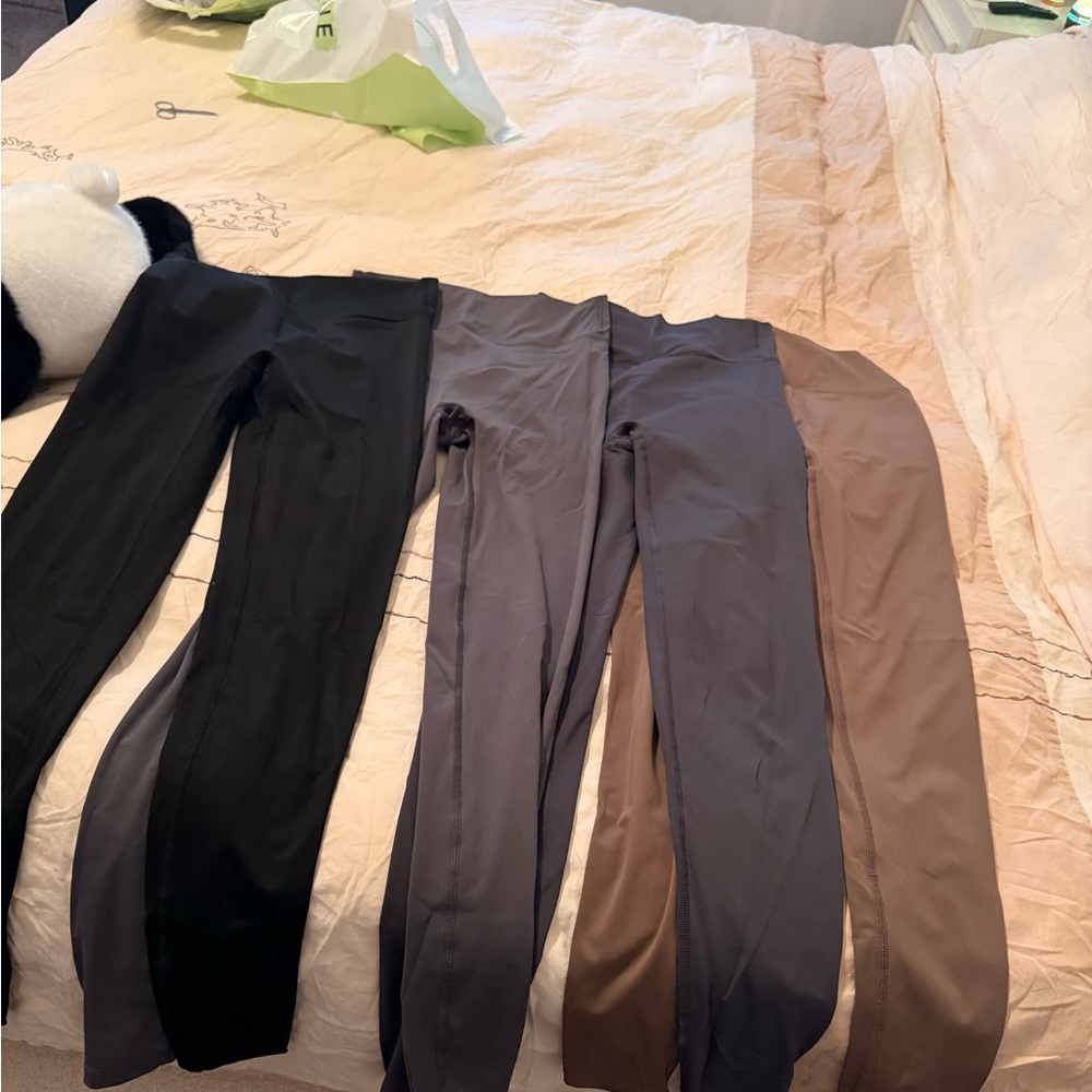 Stylish Women's Leggings - Black, Gray, Brown